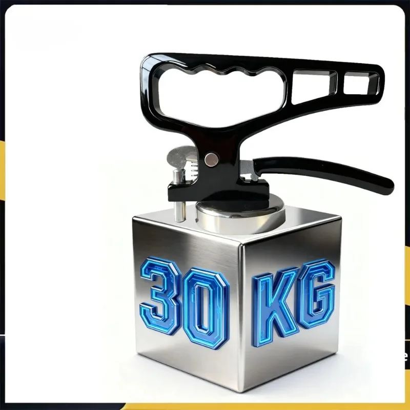 Lifting Magnet for Laser Cutting, Heat Resistant Handheld Magnetic Lifter for Steel Plate, Mold, Sheet Metal 30kg/40kg/50kg/65kg