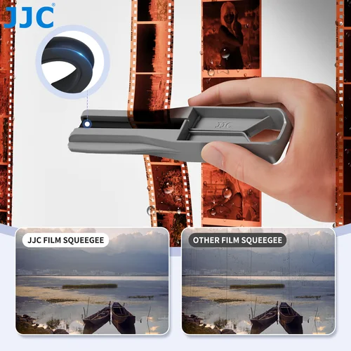 Imagen 2 del producto Escobilla de película JJC para película de 35mm, 120mm, limpiaparabrisas de película de 135mm con cuchillas de silicona, herramientas para quitar película de agua, sin marcas, arañazos y dejar