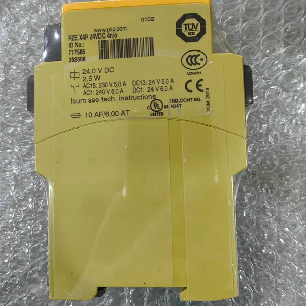 

2026 1pcs New for Pze X4p 24vdc 4n/o 777585 Safety Relay / Brand New Original Spot Plc