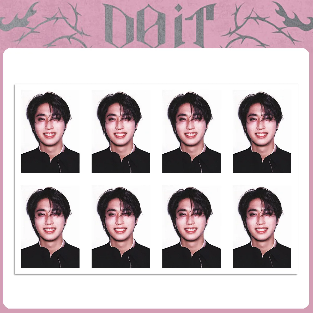 Stray Kids Duo DO IT ID Photo ID Photo Sticker One inch Photo Passport Fan Collection Gift