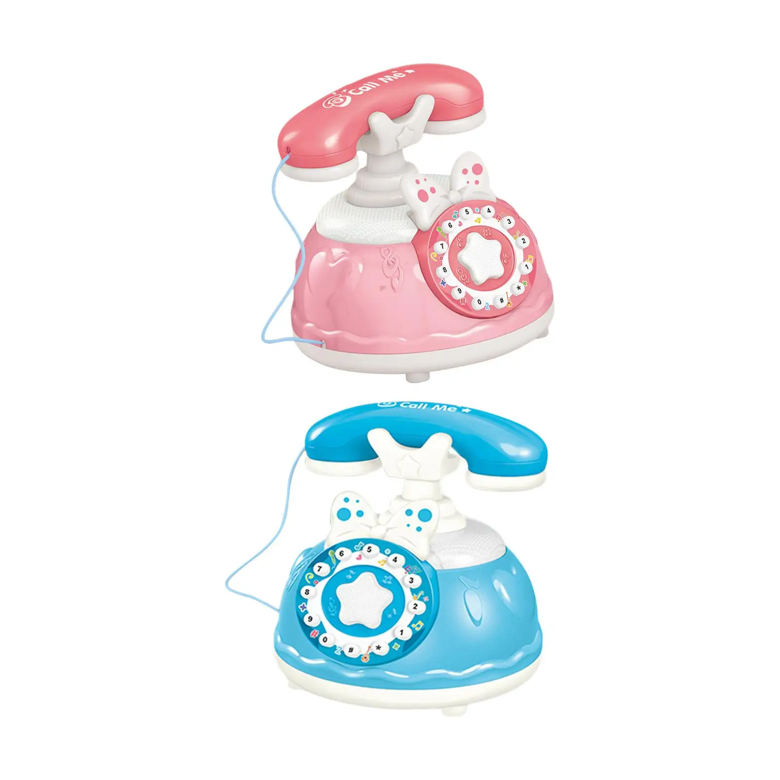 Baby Phone Toy Gift for Boys Girls Hand Eye Coordination Gift Fine Motor Skill Pretend Play Baby Phone for Children Kids Ages 3