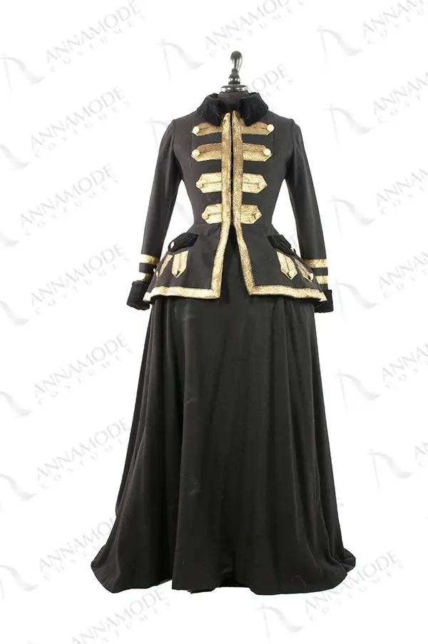 

18th Century Victorian Riding Habit Colonial Dress Vintage Renaissance Ball Gown Civil War Southern Belle Dress Costume