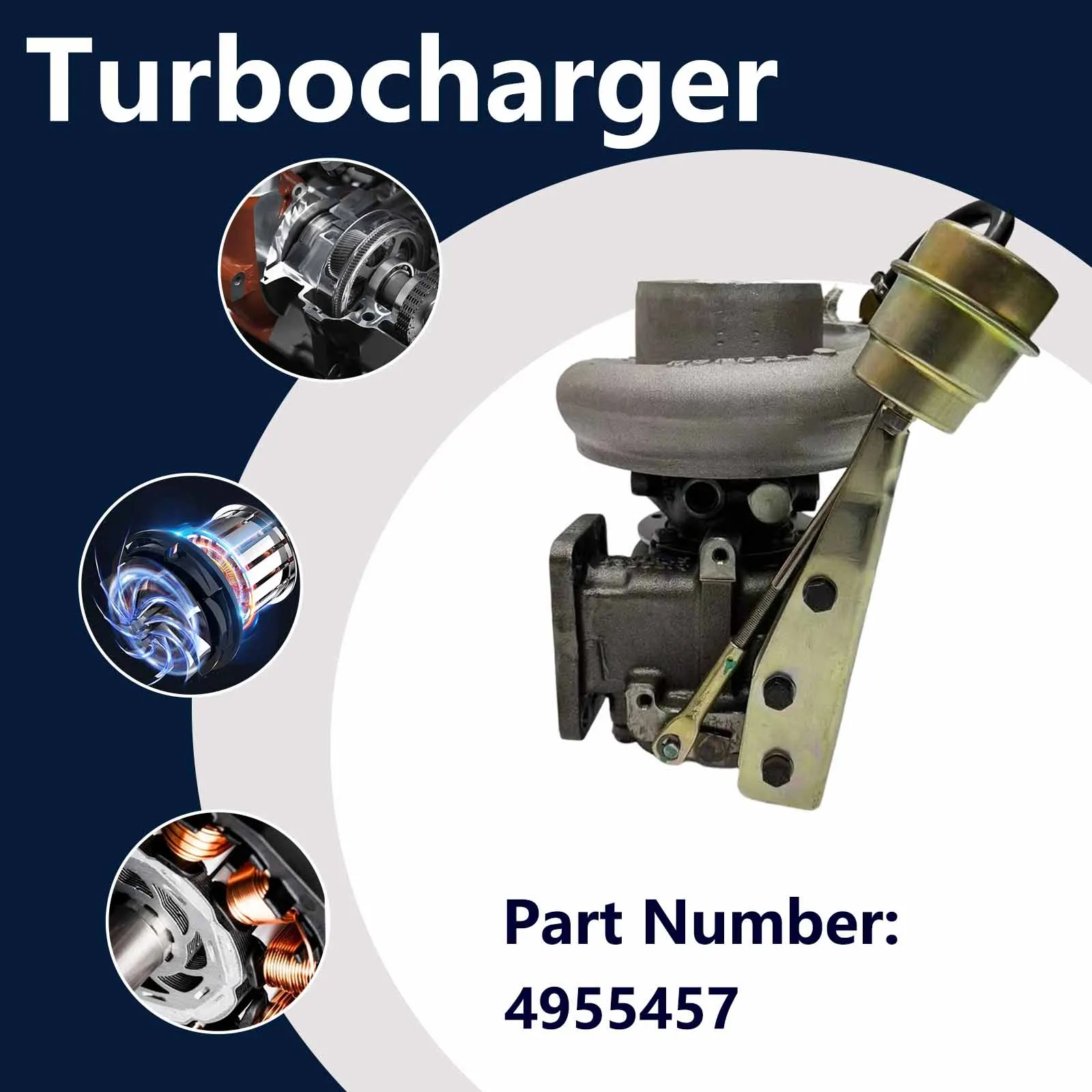 Turbocharger 5329429H For CUMMINS CNG-BGI BS2
