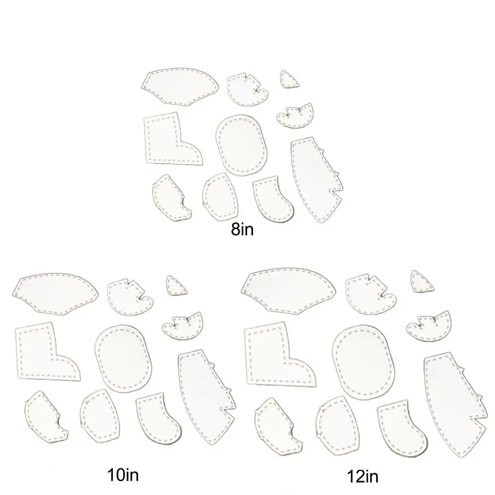 8PCS Memory Elephant Template Ruler Set Acrylic Elephant Template Sewing Pattern DIY Craft Sewing  Accessories