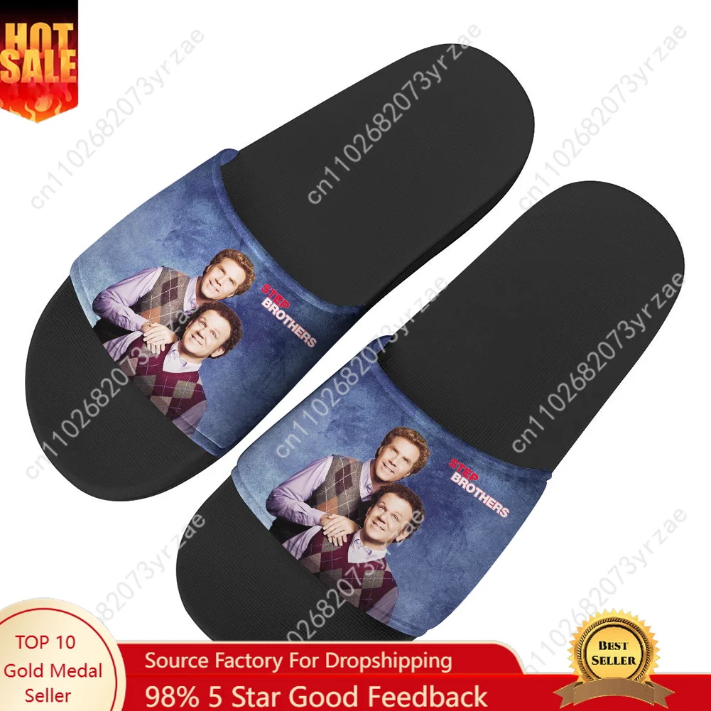 

Step Brothers Flip Flops Home Slipper Mens Womens Teenager Family Slippers Fashion Bathroom Pool Casual Sandals Customize Shoes
