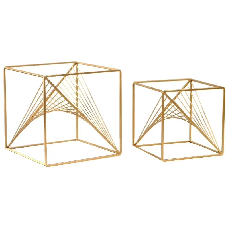 

Скандинавский свет, роскошное золотое украшение, креативная геометрическая фигура, домашний орнамент, украшение для гостиной, прихожей