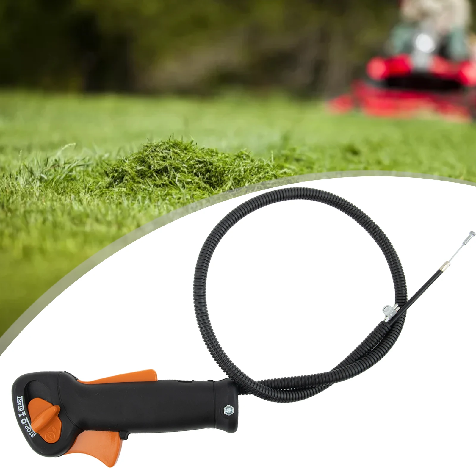 Replacement Throttle Control Switch Handle for FS120 F 00 F 50 Lawn Mower Plastic Part Matching OEM Number 4128 790 1301
