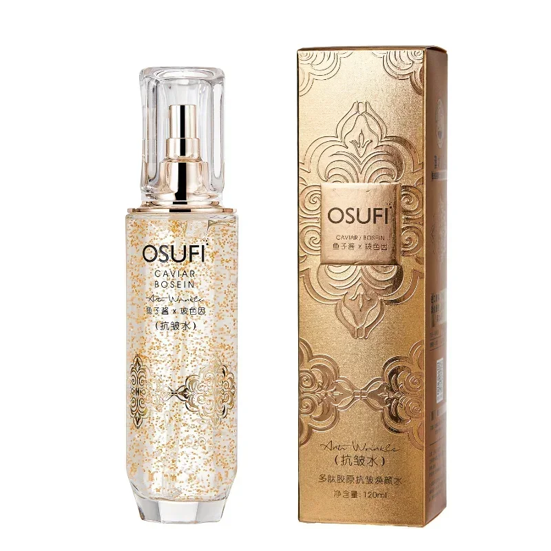 Тонер OSUFI Pro-Xylane Polypeptide Collagen Caviar 120 мл, против морщин, восстанавливающий, увлажняющий, антивозрастной, корейский уход за кожей лица.