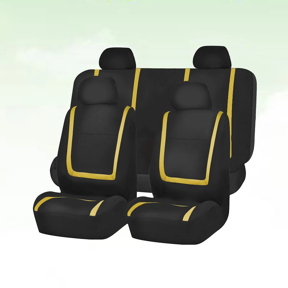 

9 Pcs Interior Car Seat Cover Driver Protector Bench Covers for Cars Universal Automotive Accessories