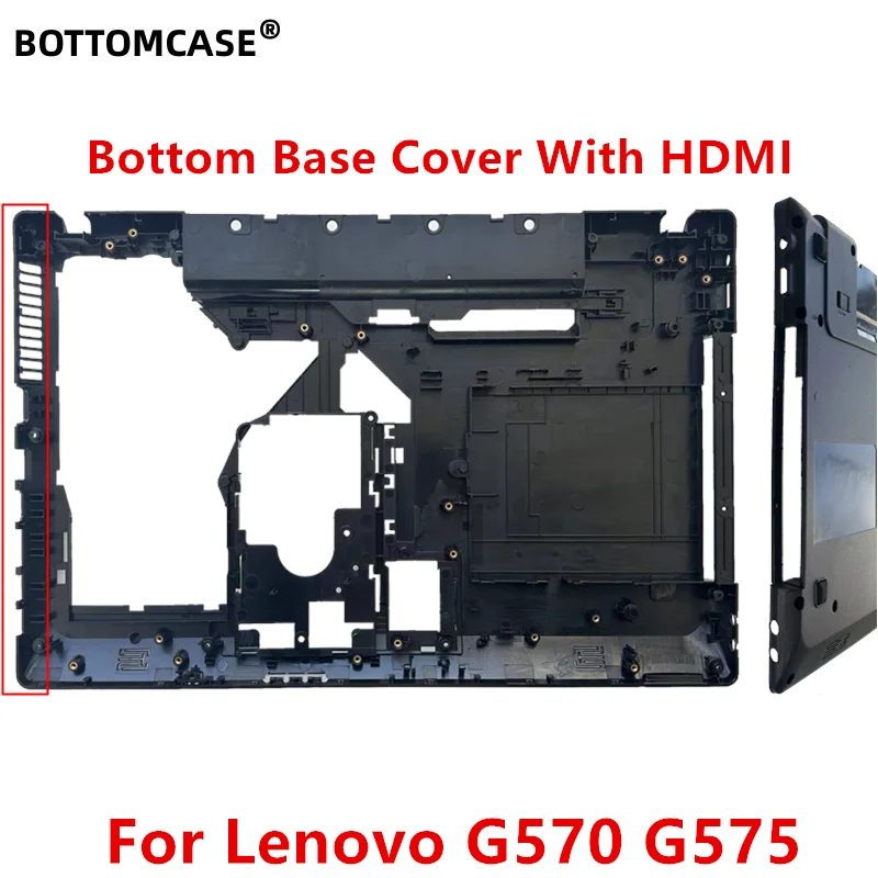 Bottom case®Neu für Lenovo G570 G575 obere Abdeckung Handballen auflage Großbuchstaben/untere Basis Chassis D Abdeckung Gehäuses chale