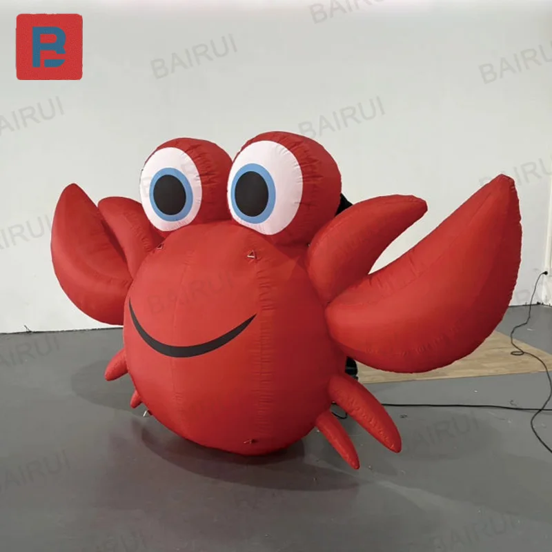 Aufblasbare Krabbe, aufblasbares Modell in Tierform, mit Gebläse, Dekoration für Neujahrsveranstaltungen im Freien