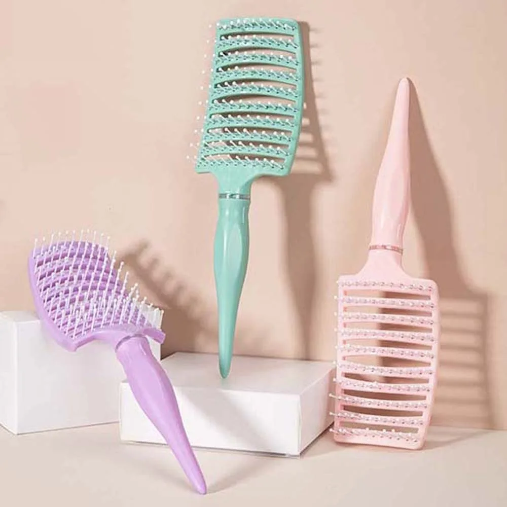 

Macaron Color Minimalist Pointed Tail Rib Comb Long Hair Parallel Hair Comb Convenient Hair Styling Tool