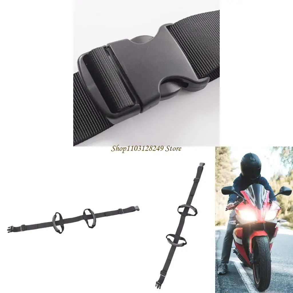 

N5KD Secure Pillion Grab Handle Comfortable Motorcycle Rear Seats Passenger Waist Belt Passenger Harness for Safe ridings
