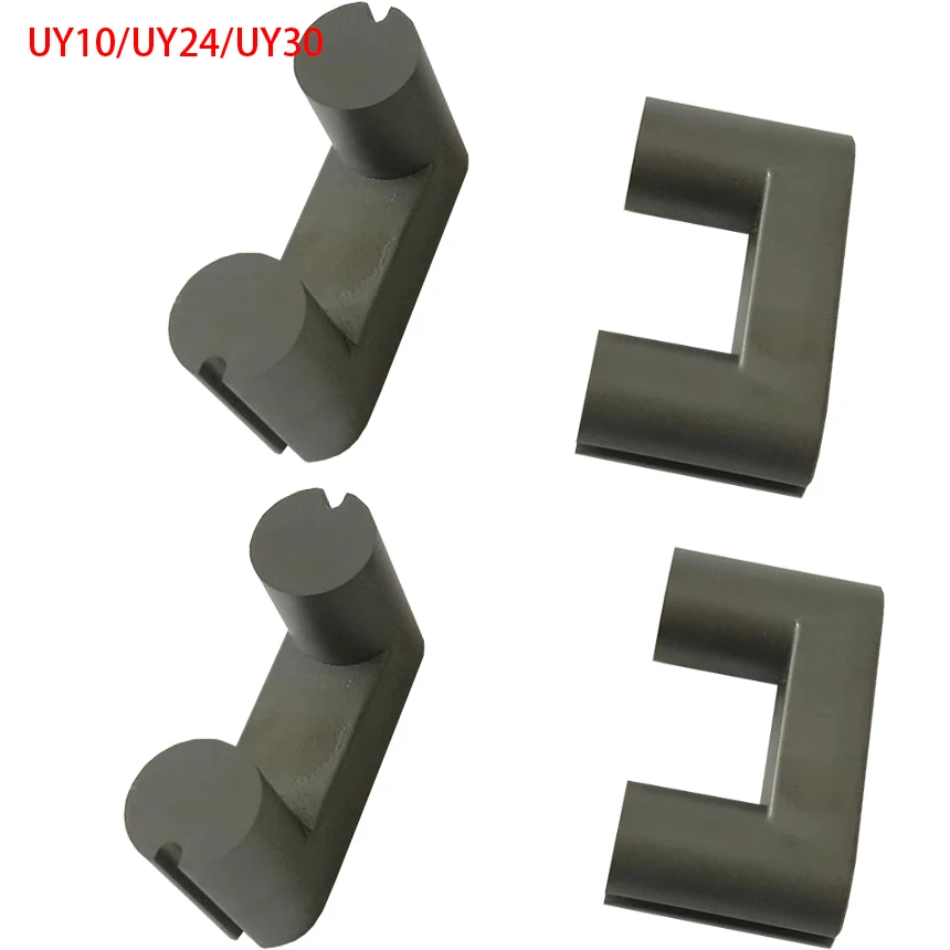 UY10 UY24 UY30 10/24/30mm OD Mn-Zn PC40 Choke Coil Transformer U Type Cylindrical Double Groove Soft Ferrite Rod Bar Core