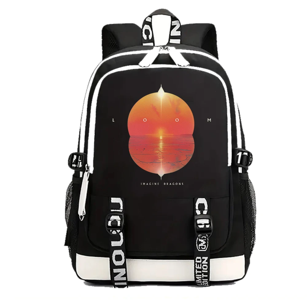 

Imagine Dragons Loom World Tour 2024 Backpack Print Backpacks Girls School Bag for Teenager Laptop Backpack for Fans Gift