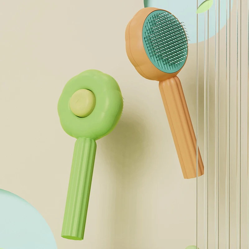 Новая Расческа для домашних животных в виде подсолнуха