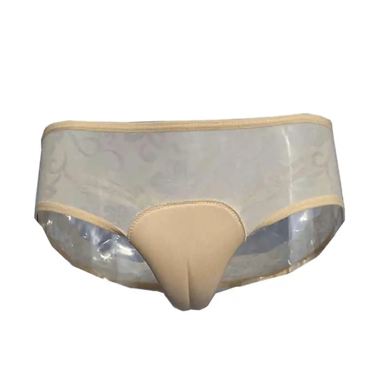 Control Panty Hiding Gaff Briefs Rose Lace Drag Queen Underwear Transgender Crossdresser Shemale Camel Toe Panties