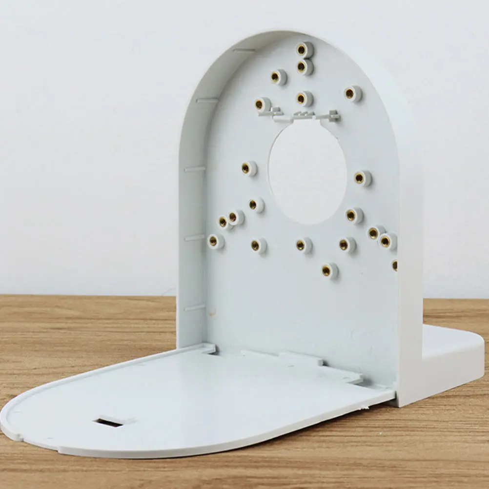 

1pc Camera Wall Mount Bracket For Home Security Outdoor Indoor Mounting L Shape Abs Stable System Base Support