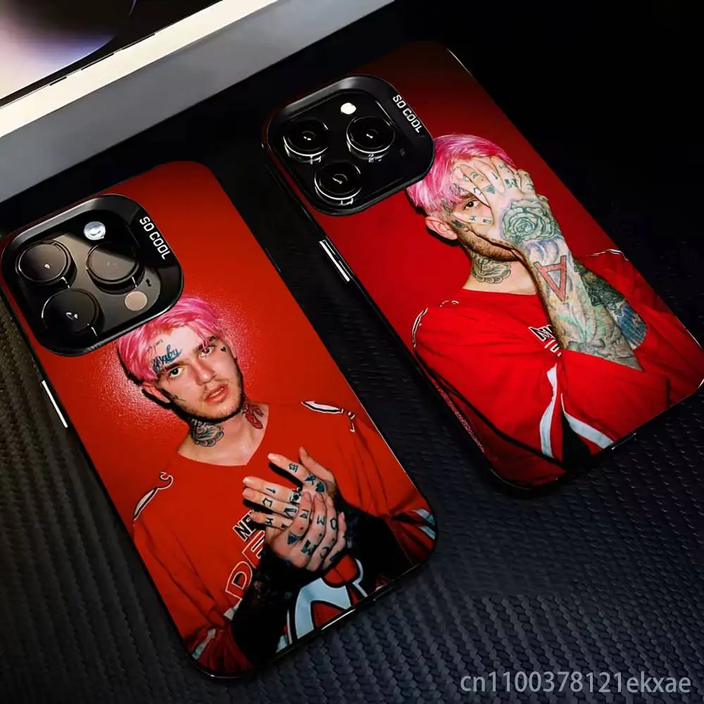 Чехол для телефона Singer L-Lil Peep для iPhone 17,16,15,14,13,12,11,Pro,Max,Plus, мягкий черный чехол