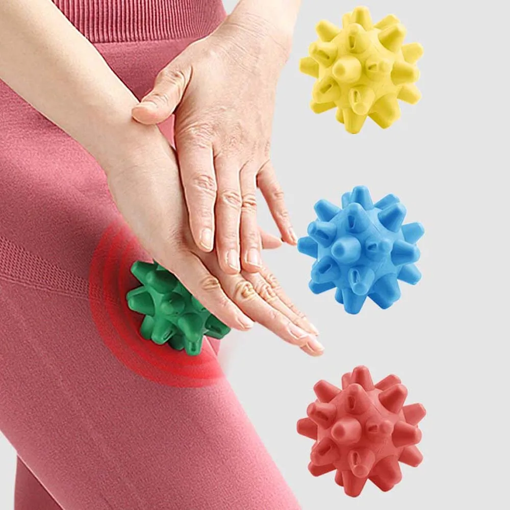 Foot Roller Fitness Massage Ball Hedgehog Shape Yoga Equipment Trigger Point Massage Fascia Massage Foot Massager Exercise Ball