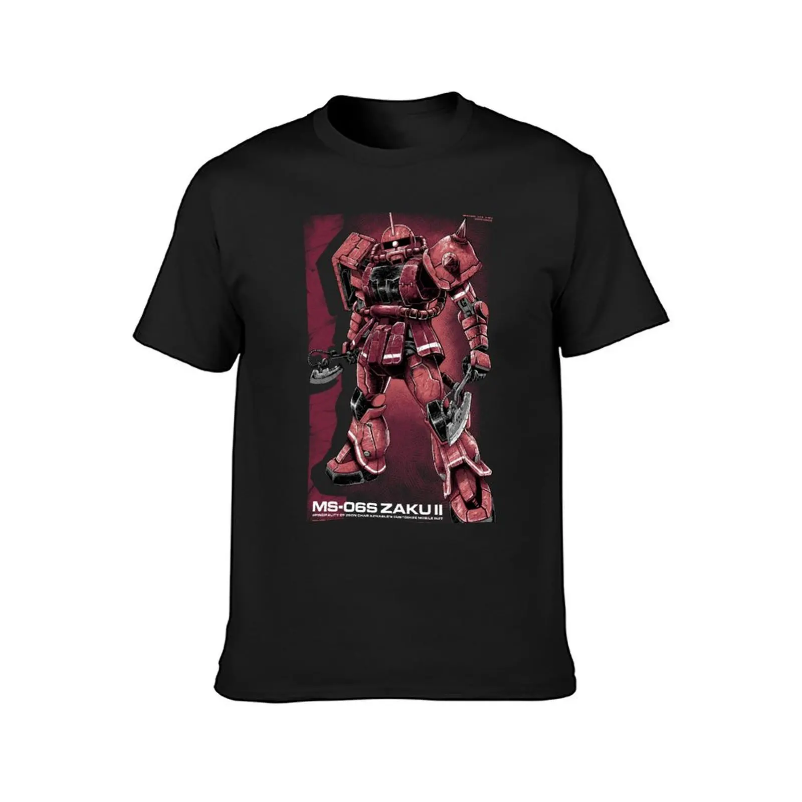 Zaku Char T-Shirt anime aesthetic clothes anime clothes tshirts for men