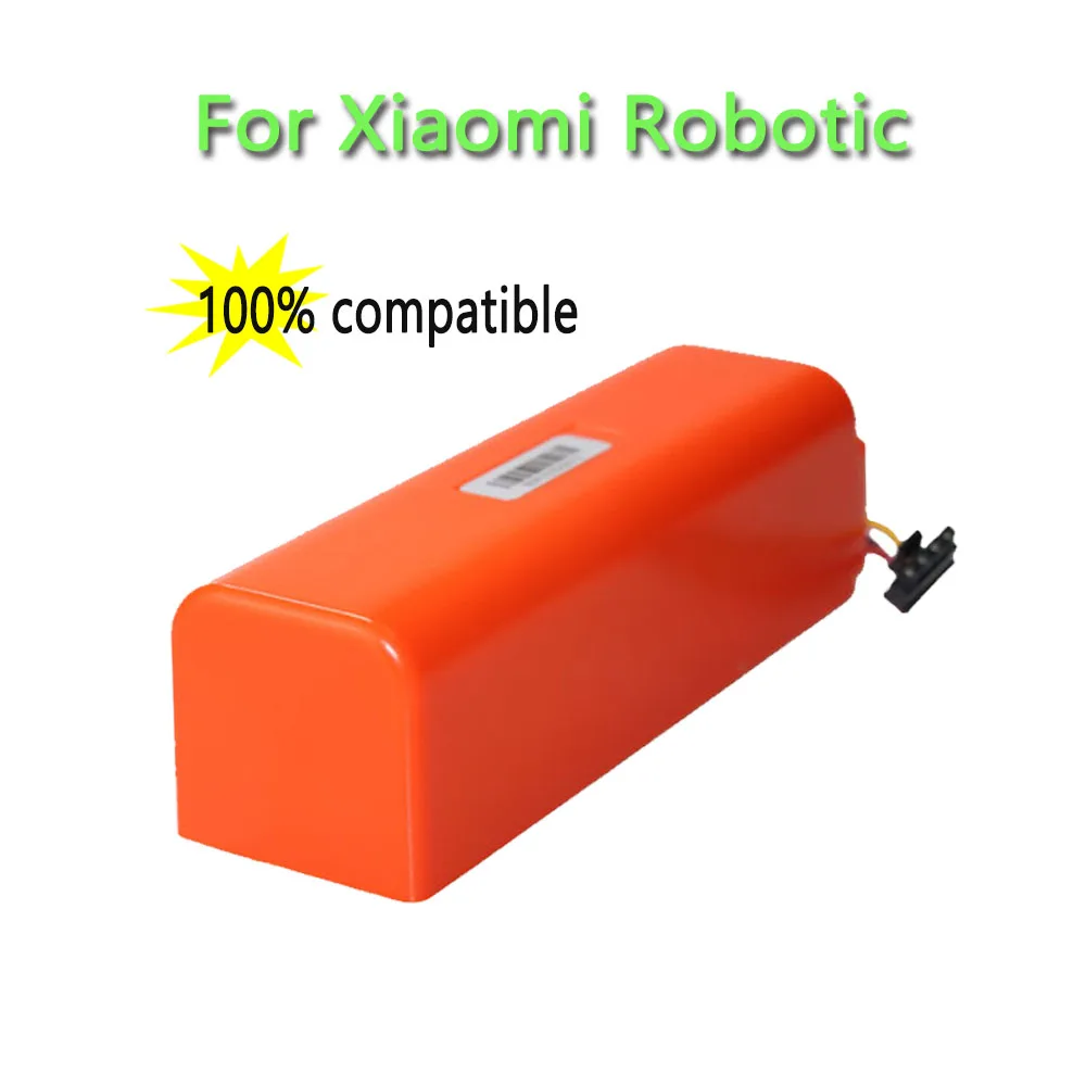 14.4V 5200mAh Rechargeable Battery BRR-2P4S-5200D Suitable For XIAOMI 1ST Robolock SDJQR01RR Sweeping Robot Vacuum Cleaner