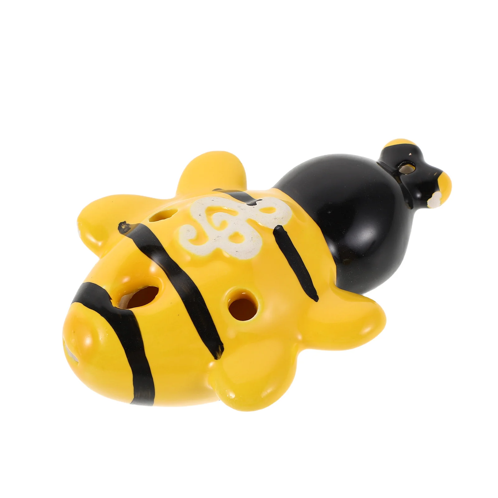 

Ceramic Bee Shaped Six Hole Ocarina Alto C Musical Instrument for Kids Children Beginners Educational Traditional Chinese Flute