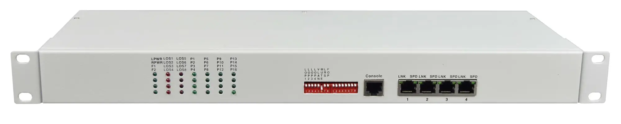 4 Wire E&M Fxo To Fiber Converter 16ch PCM multiplexer
