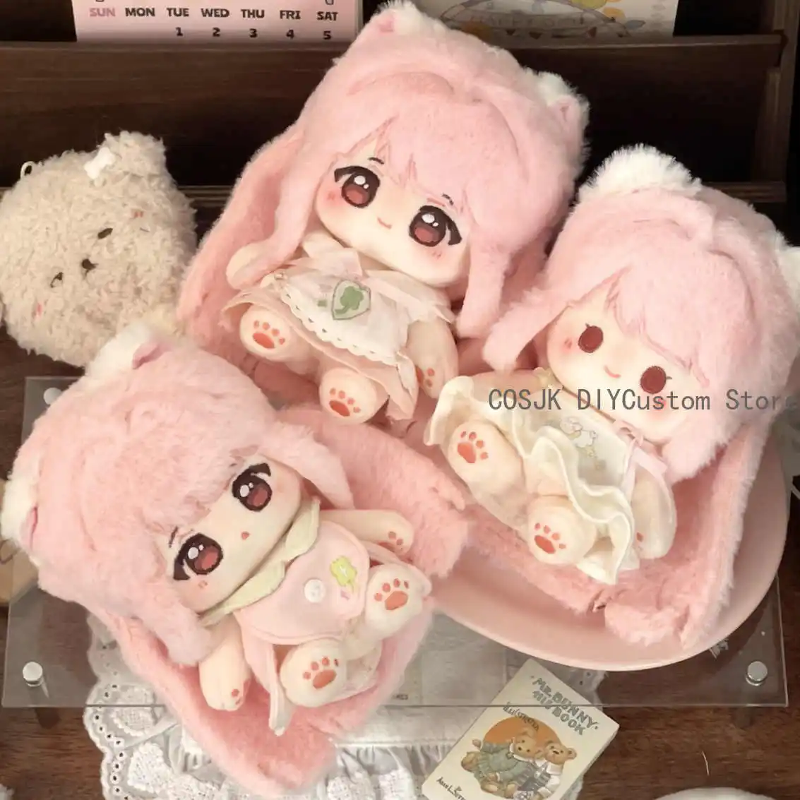 10 سنتيمتر أنيمي لطيف إنفينيتي نيكي الكرتون الجسم العادي Plushies Maumet دمية اللعب قلادة المفاتيح التميمة الديكور هدية عيد الميلاد #2