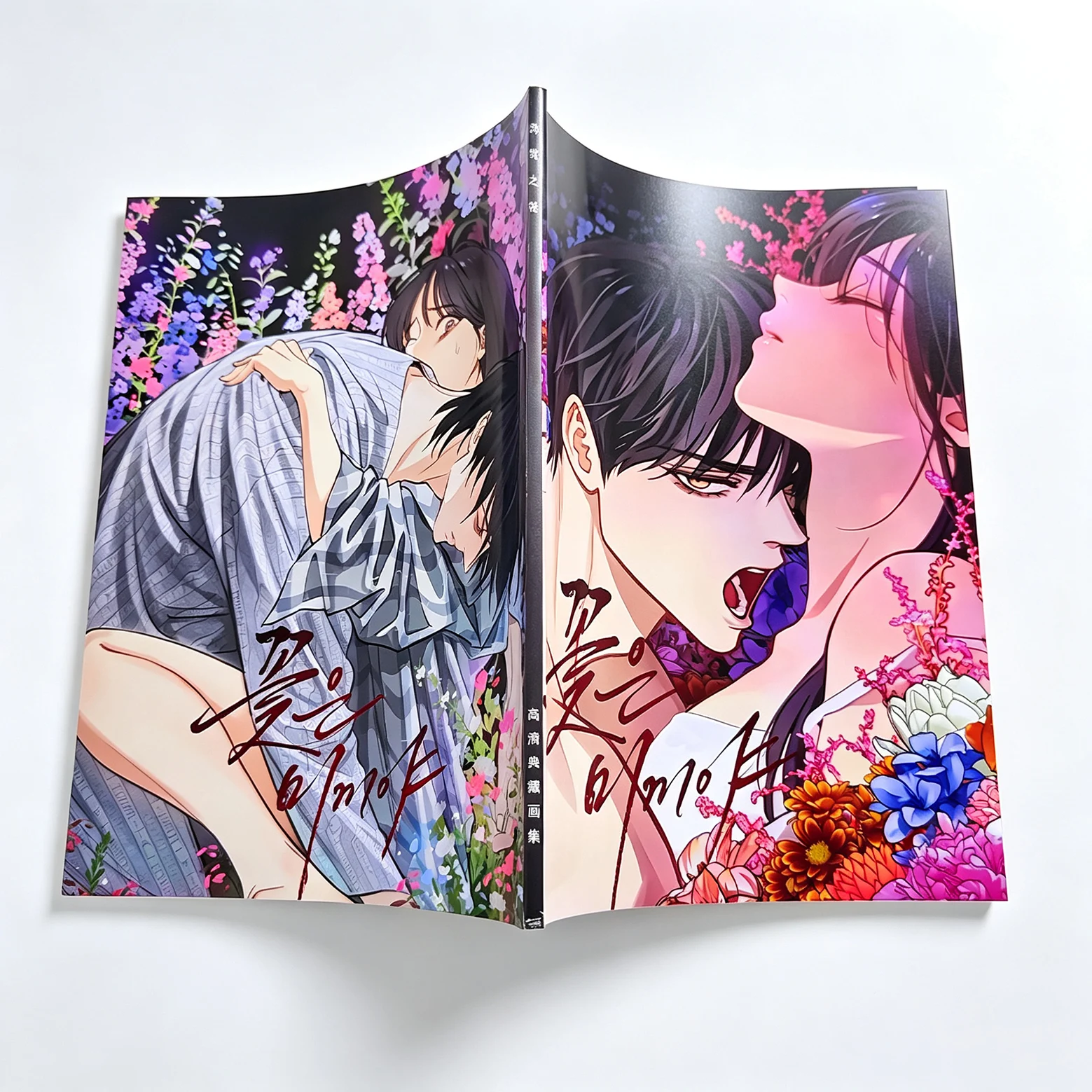 the-temptation-of-the-flower-art-collection-book-illustrations-artwork-album-manhwa-comic-book-characters-card-anime-poster