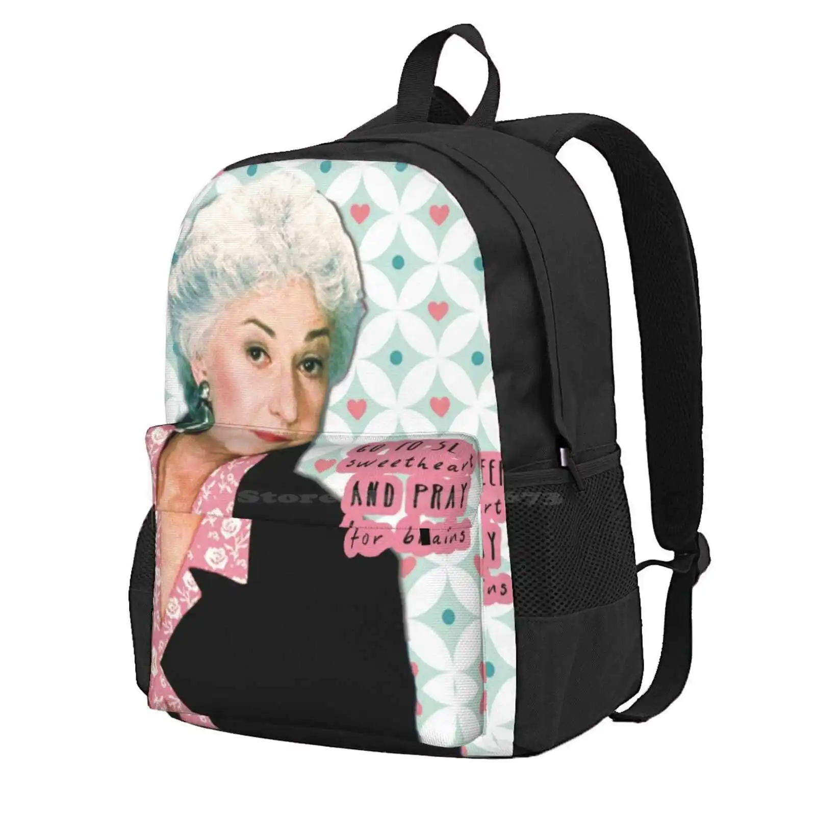 Dorothy Zbornak 2 Hot Sale Schoolbag Backpack Fashion Bags Dorothy Zbornak Golden Girls Condoms 80S 90S Sitcom Tv Miami Usa