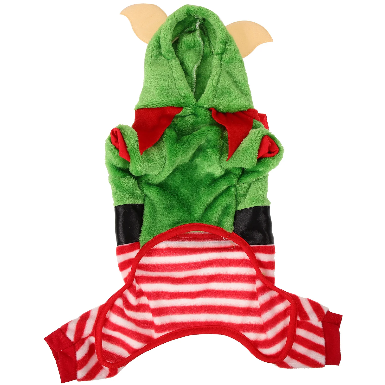 

Adorable Christmas Dog Costume Xmas Elf Clothes Comfortable Pet Clothing Warm Winter Dress Pet Christmas Costume