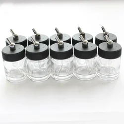 1 stücke Glas Container 22cc Glasflaschen Dual Action Airbrush Professionelle Ink Cup