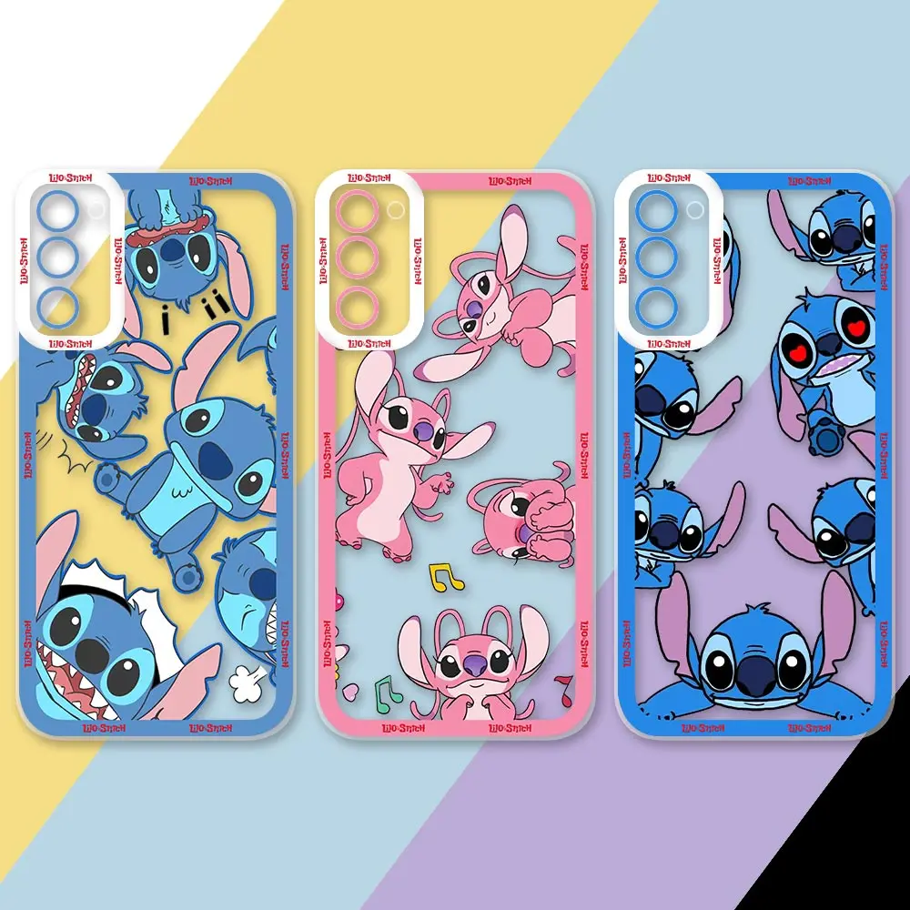 Cute Stitch Angel L-Lilo & Stitch Phone Case For OPPO RENO 8 8Z 8T 7 7Z 6 6Z 5 5F 4 2F A7X A5 AX5 A5S A3S PRO LITE 2020 5G Cover