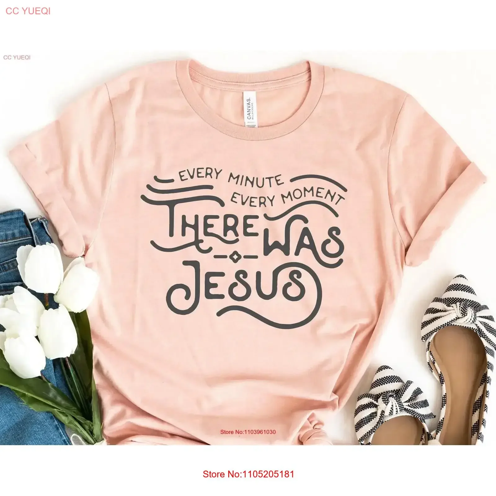 كان هناك يسوع تي شيرت زاك ويليامز أغنية كلمات مسيحية كل دقيقة لحظة عتيقة مغسولة كاجوال جرافيك للجنسين أنيق #1