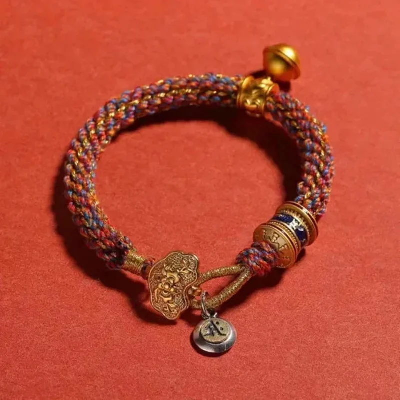 UMQ Year Of Rabbit Hand-Woven Rope Eight Zodiac Patron Saint Hand String An Benmingnian Bracelet Men And Women