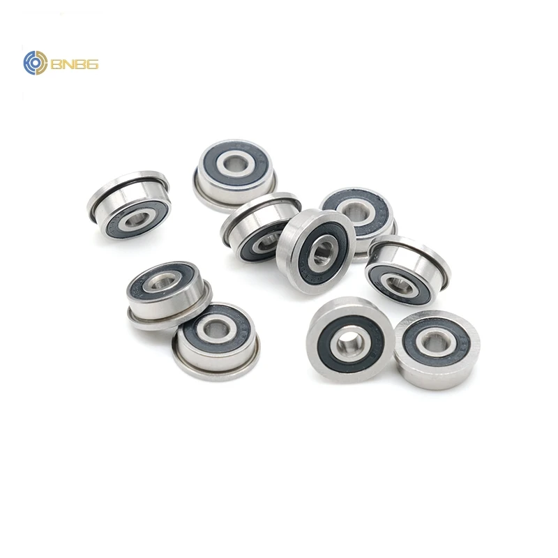 10Pcs F623 RS Bearing  For VORON 0 3x10x4   ABEC-7 Voron 3D Flanged Bearing F623-RS Ball Bearings F623RS 3D Print Bearings