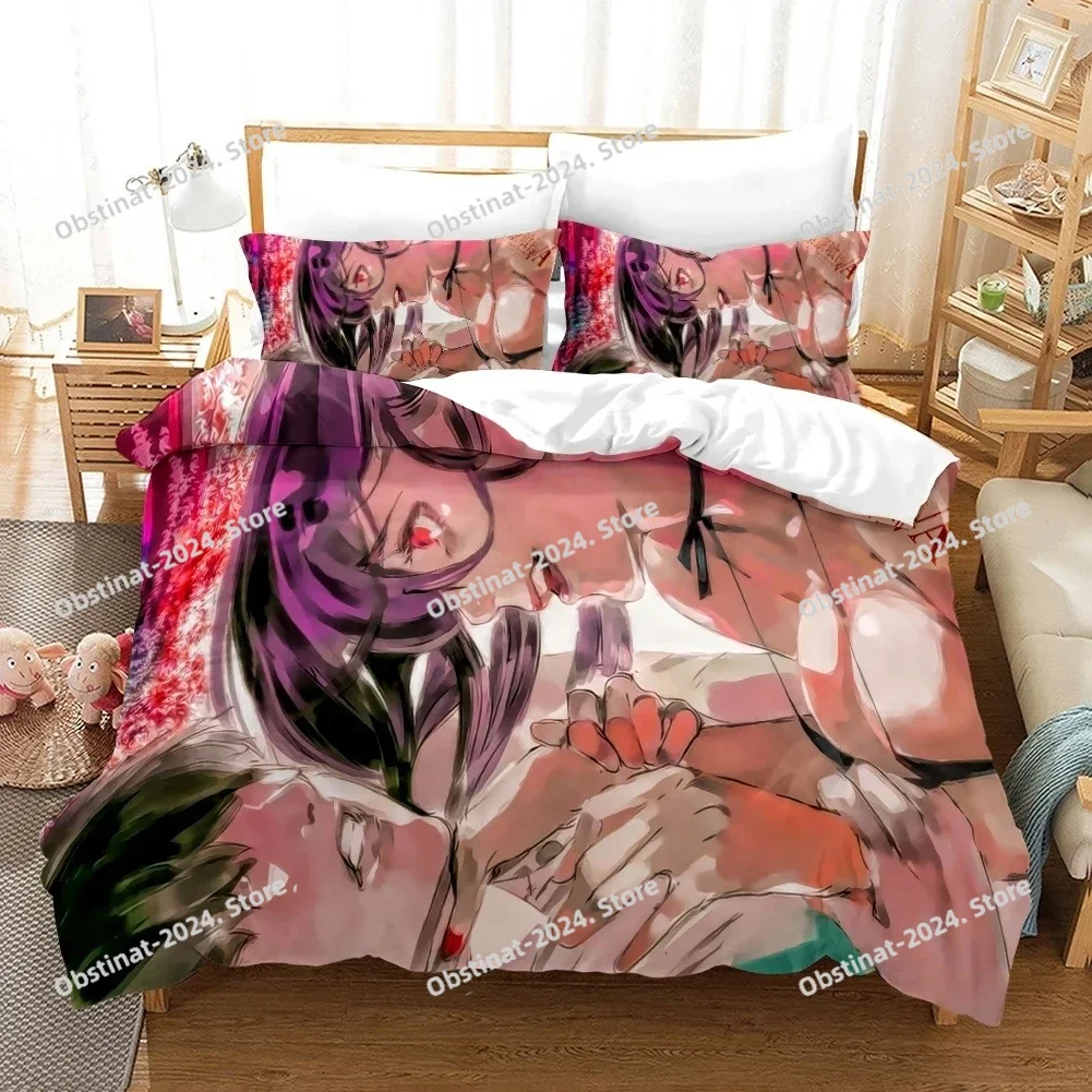 

Anime Tokyo Ghoul 3D Printed Duvet Case Pillowcase Bedding Set Twin Full Queen King Size For Kids Bedroom Decor