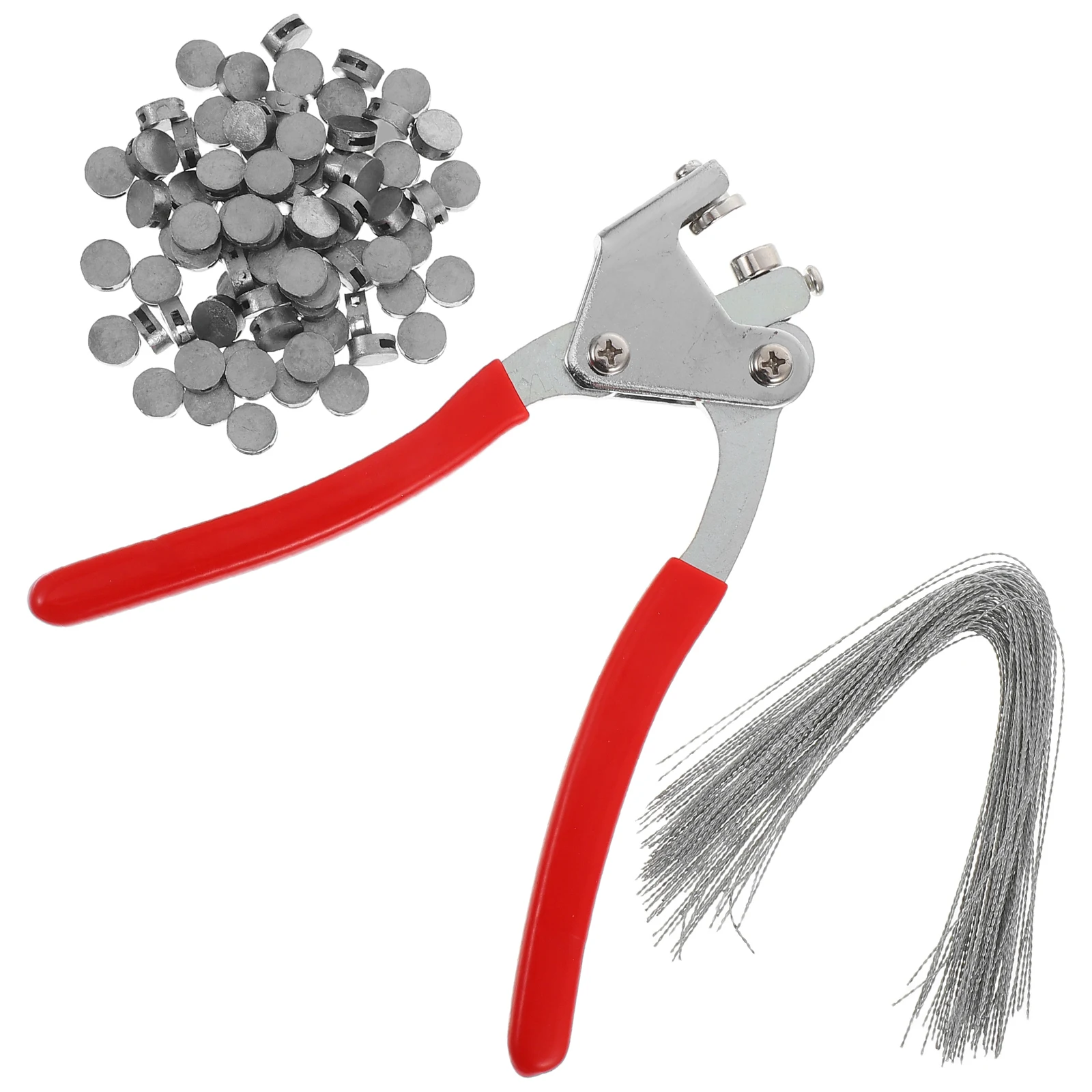 

1 Set Water Sealing Pliers Kit Security Seal Clamp Crimping Fastener Electric Meter Locking Tool Curved Handle Caliper