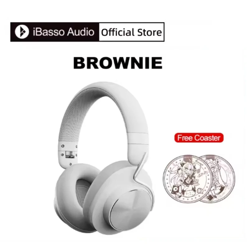 iBasso JR Brownie Wired HiFi Sealed Headphones High Fidelity Gaming Headset for PC & Computer