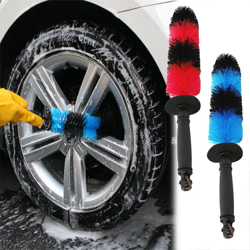 

Wheel Wash Brush Microfiber Car Detailing Brushes Wheel Hub Engine washing Brush Car Wheel Cleaning Tools Wash Accessories