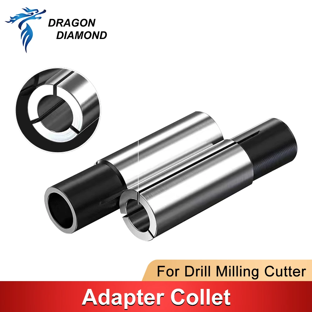 Router Bit Adapter Collet 6 6.35 8 10 12 12.7mm CNC Milling Cutter Precision Chuck End Mill Adapter Machine Tool Holder