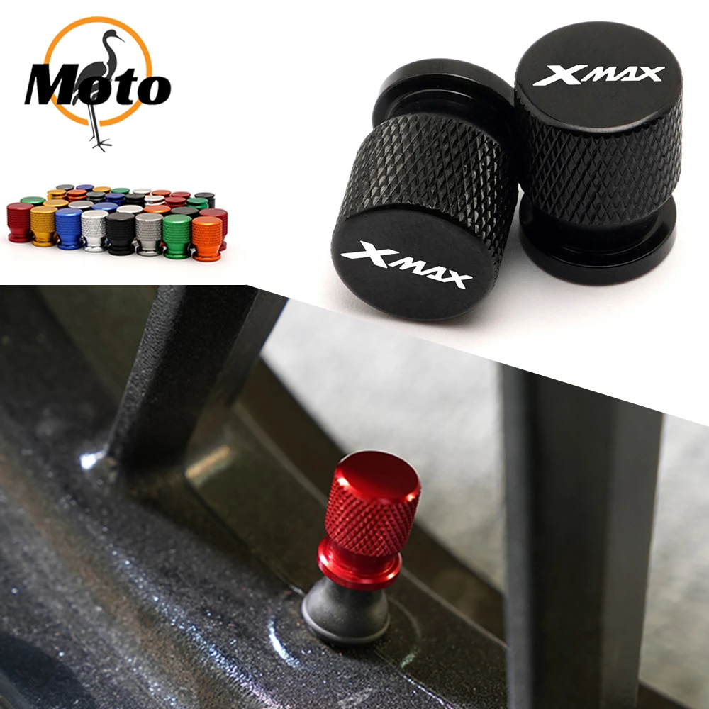 For Yamaha XMAX 300 400 250 125 XMAX300 XMAX400 XMAX250 XMAX125 Motorcycle Accessories Wheel Tire Valve Caps CNC Airtight Covers