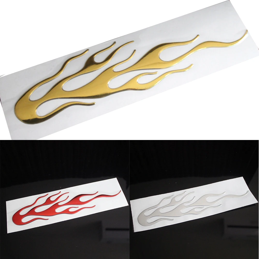 Car Accessories Hot Sale 3D Flame Decal Sticker Individualized Reflective Sticker Graphics Fit For Car/ Truck