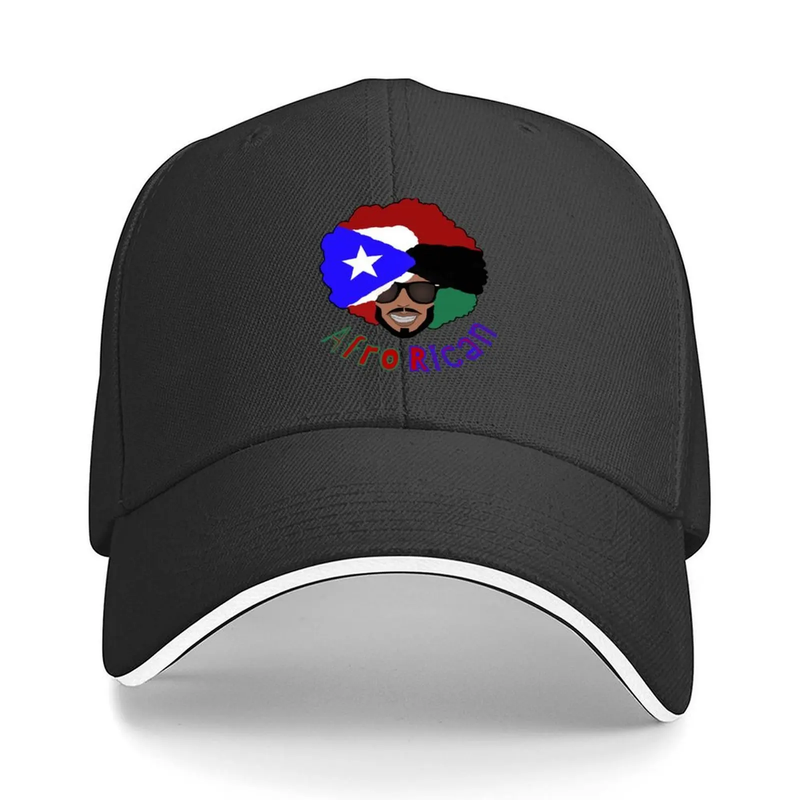 

AfroRican Man Baseball Cap fashionable Visor golf hat genuine Luxury Hat Mens Caps Women's