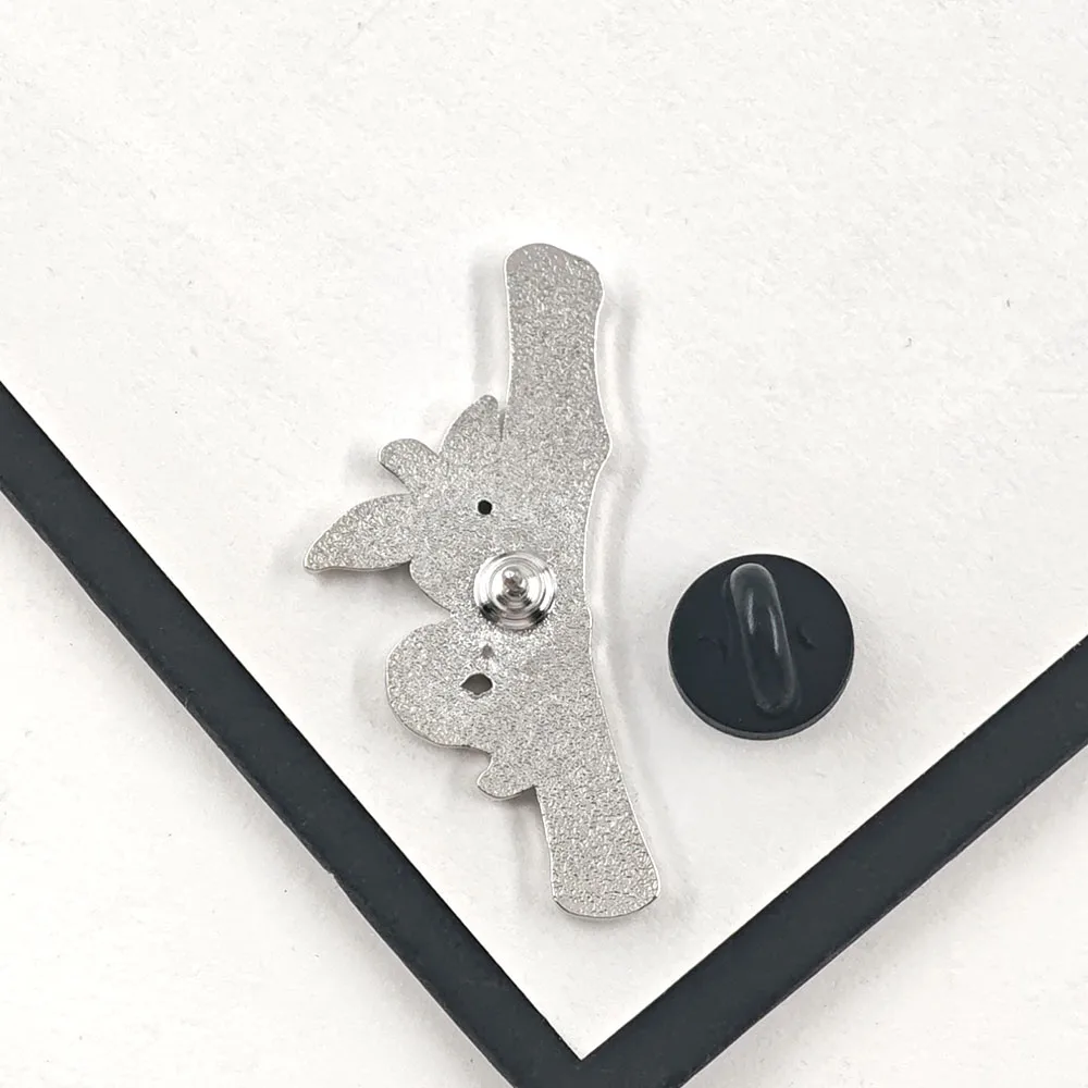 Niedliche Raupen-Emaille-Pin, Baumzweig, grünes Blatt, Brosche, lustiges Cartoon-Insekten-Revers-Abzeichen, Natur-Tier-Schmuck, Geschenk für einen Freund – Detail 6