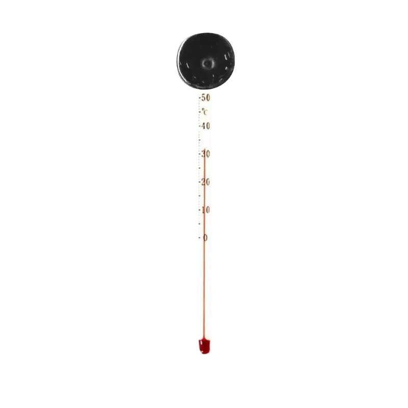 Nhiệt Kế Thủy Tinh Bể Cá Nhiệt Kế Bể Cá Dễ Đọc Với Cốc Hút Dropsale
