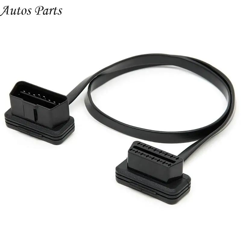 57BA Car Male To Female Car Scanner Extension Cable Adapter Diagnostic Extender Cord