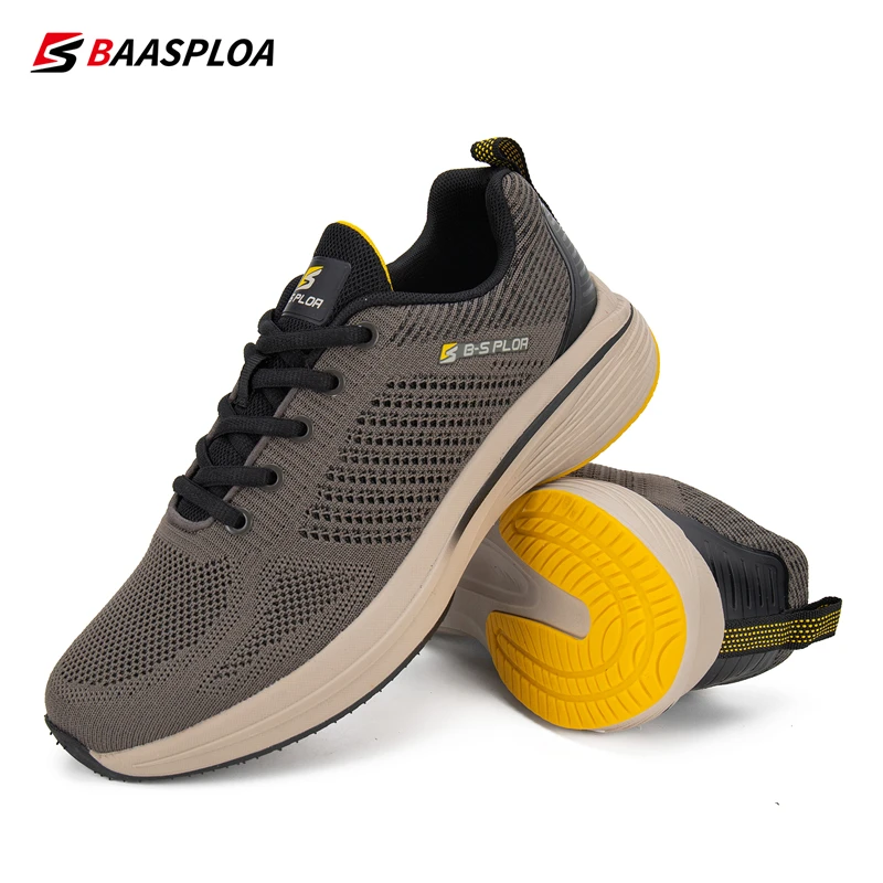 2023 New Baasploa Man's Comfortable Fashion Running Shoes Brand Designer Shoes for Male Lightweight Training Shoes