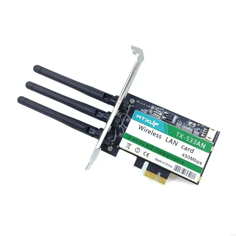 N84B TX-533AN 633AnHMW Dual Banda 450 MBPS Scheda rete wireless PCI-E Card 802.11n per convertitore adattatore desktop 6300